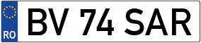 Truck License Plate